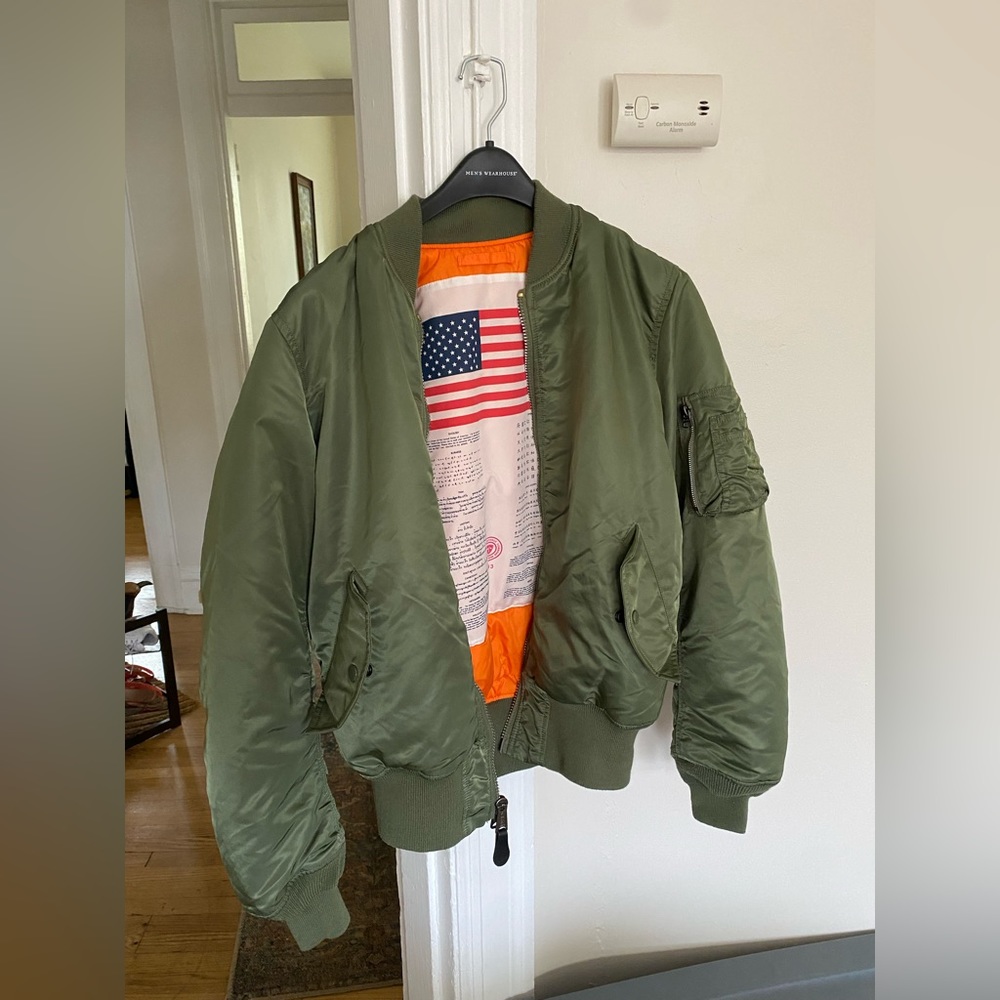 Men’s Alpha Industries ‘Blood Chit’ MA-1 Bomber Jacket